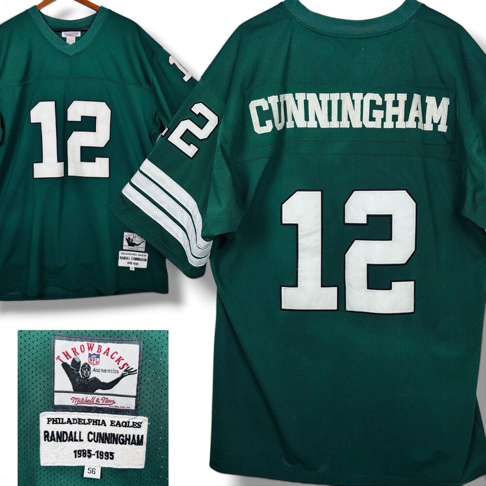 Randall Cunningham Eagles Throwbacks Authentic Jersey 3XL Mitchell & Ness 85-95